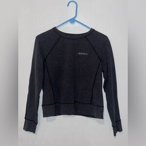 XS/S Lululemon Dark Grey Long Sleeve Crew Neck